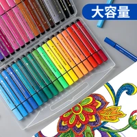 1218243648 colors washable art marker drawing set watercolor pen safe non toxic graffiti brush pen art supplies