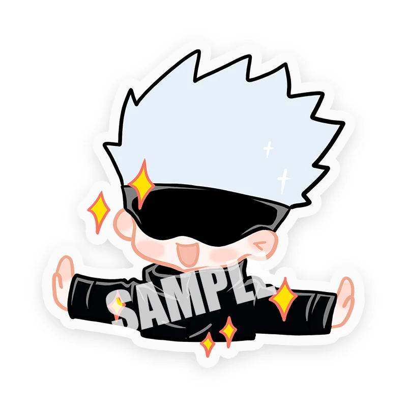 Anime Jujutsu Kaisen Satoru Gojo Itadori Yuji Fushiguro Megumi Geto Suguru Inumaki Toge Nanami Kento Kospay Waterproof Sticker