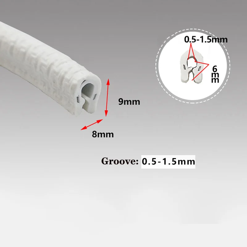 

1/2/5/10 м общая уплотнительная лента для предотвращения столкновений, без упаковки, дверная лента для предотвращения столкновений, U-образная кромкая лента для двери автомобиля, декоративная полоса