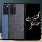 Чехол для Oppo Find N Premium из хлопчатобумажной ткани, защитный, нецарапающийся, простой дизайн, тканевый чехол для задней панели телефона find n