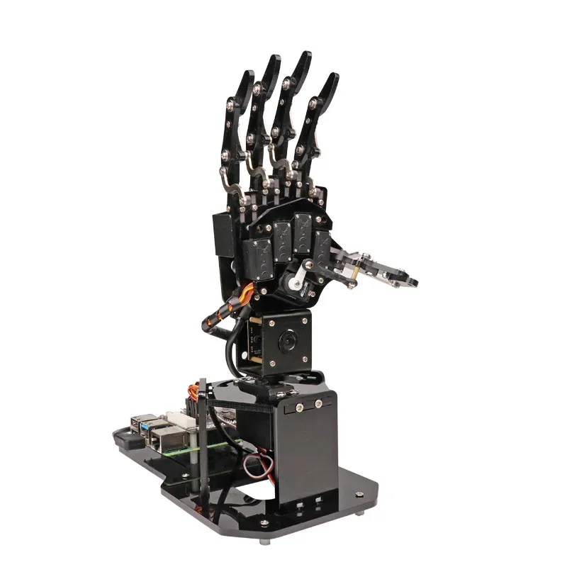 Raspberry Pi 4B/5 Механическая Palm AI Vision Срывная рука UHandPi Распознавание и отслеживание