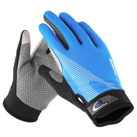 1 пара велосипедных перчаток с закрытыми пальцами и сенсорным экраном, дышащие летние теплые зимние варежки, Велоспорт, кемпинг