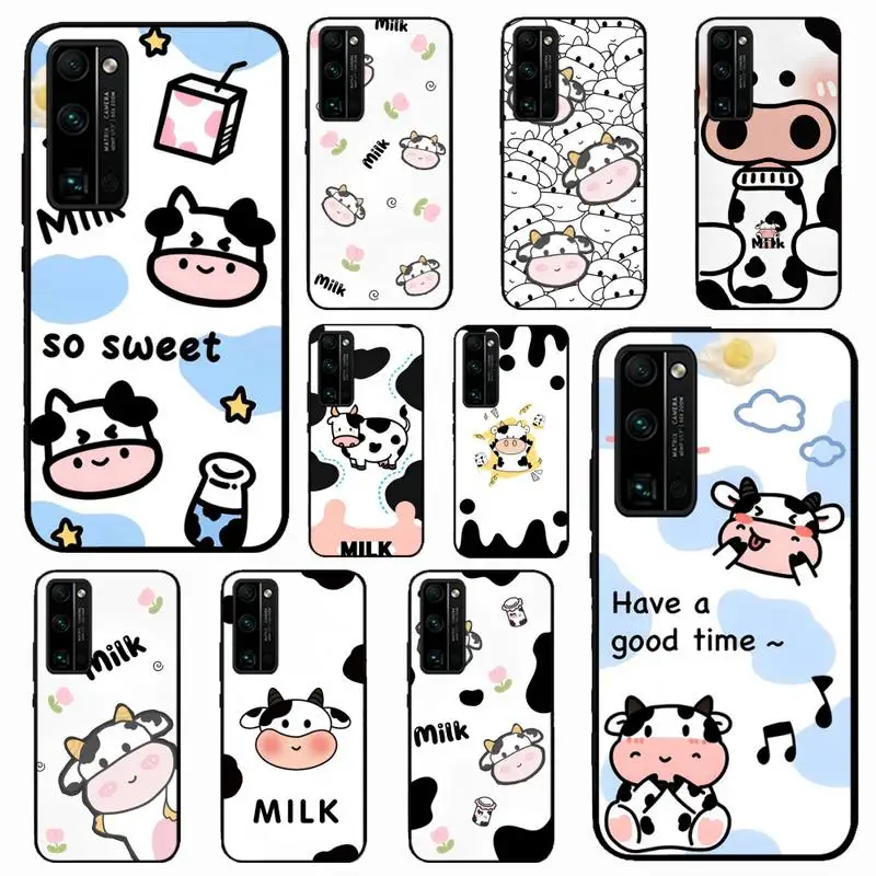 

Dairy Cattle Cow Speckle Cute Phone Case for Huawei Honor 10 i 8X C 5A 20 9 10 30 lite pro Voew 10 20 V30