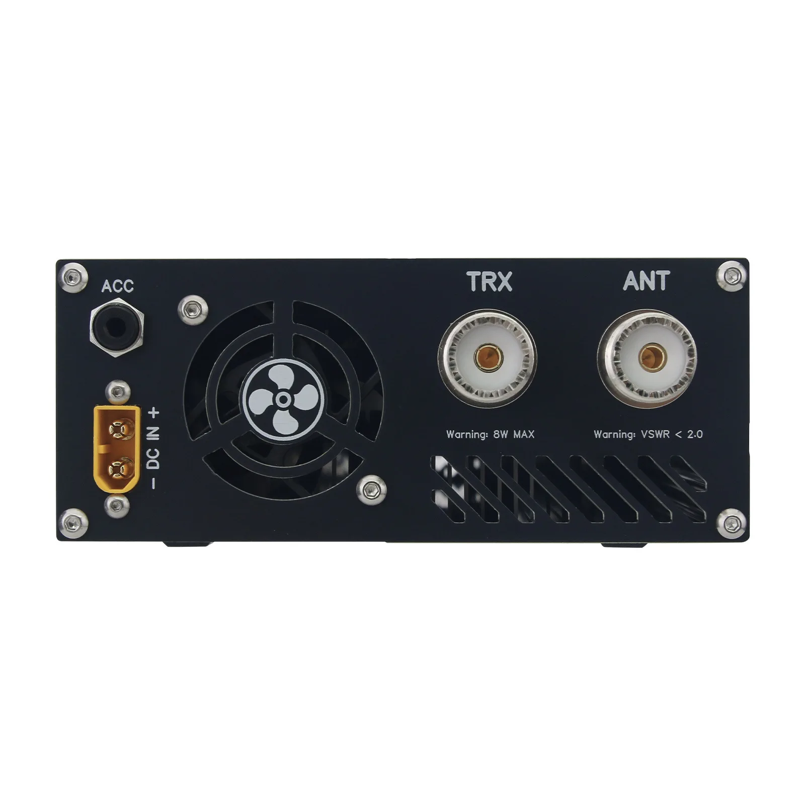 Фото Микроусилитель мощности Micro PA100+ 100 Вт, 3,5–30 МГц, 10–15 В, портативный коротковолновый усилитель для работы на радиолюбительских станциях в полевых условиях. №4