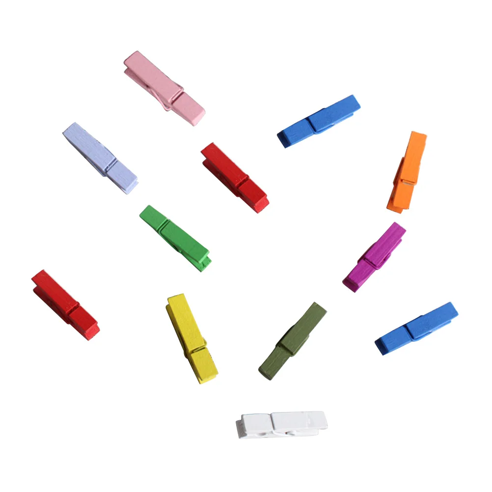

Magnets Clips Wood Refrigerator Photo Mini Fridge Paper Photos Pegs Scrapbooking Clothespins Cabinets Whiteboard Memos