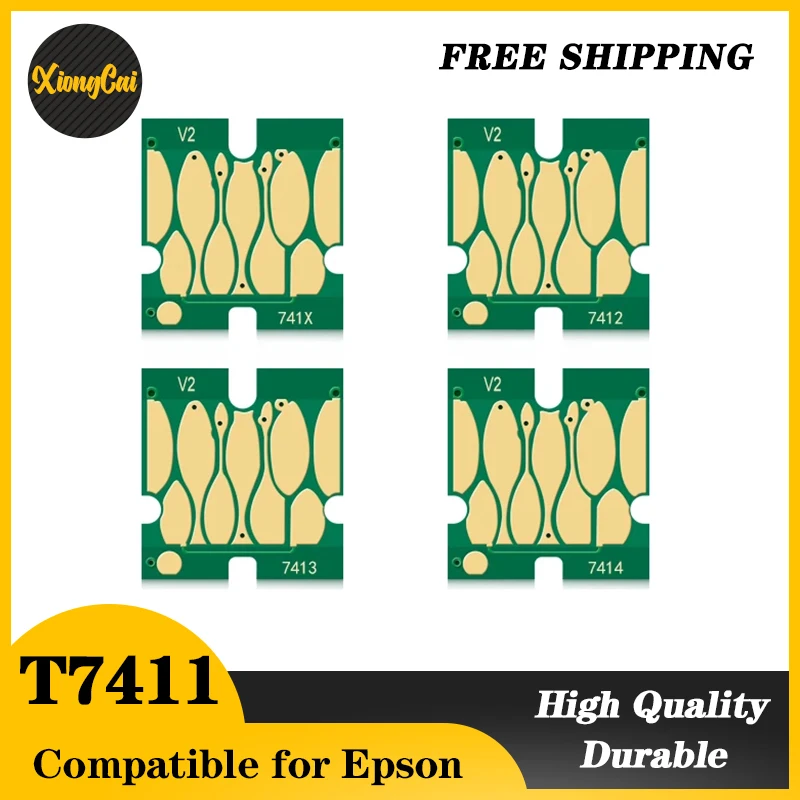 T741X T7411 741 чип картриджей для Epson Sure Color F6070 F6200 F6000 F6270 F7000 F7070 F7100 F7170 F7200 F7270 картриджа