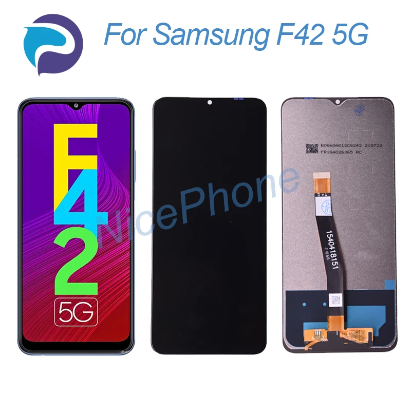 Для Samsung F42 5G ЖК-дисплей с сенсорным экраном и дигитайзером в сборе замена 6 дюйма