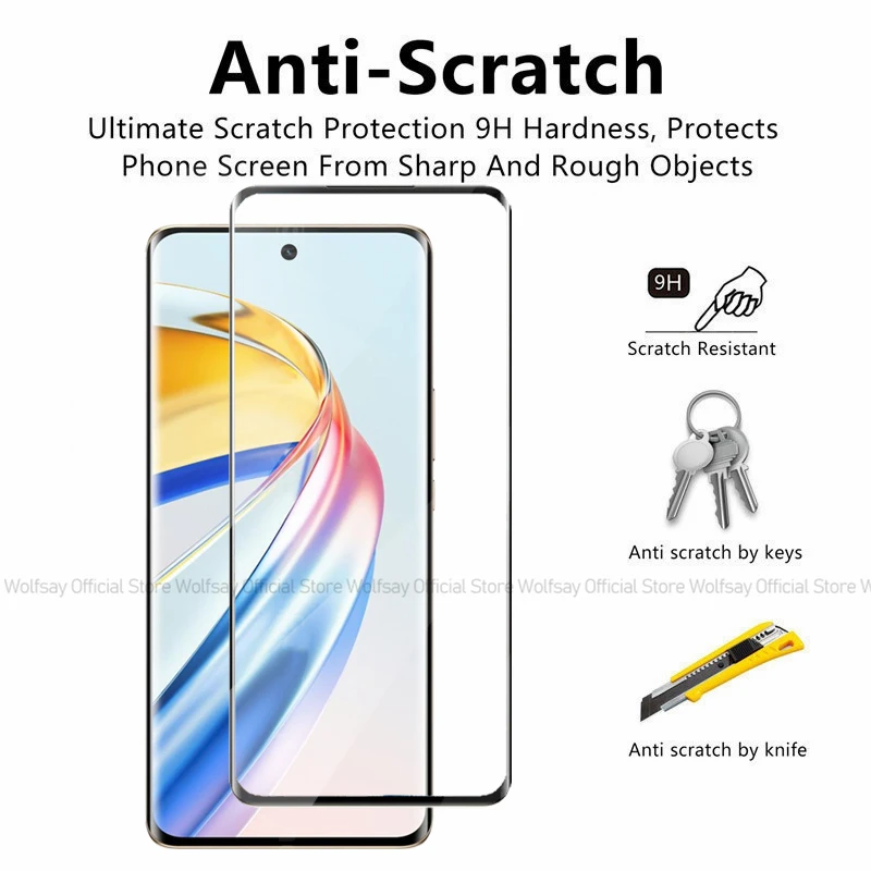 3D изогнутое стекло для Honor X9B X9A защита экрана закаленное телефона Защитная пленка