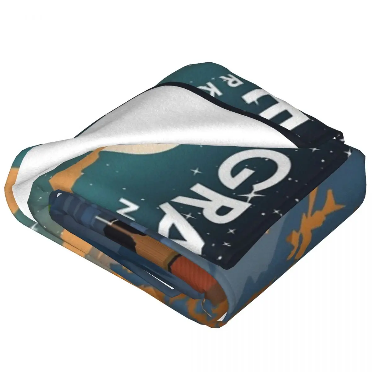 Винтажный минималистичный ретро плед Grand Teton National Park At Night покрывало на кровать