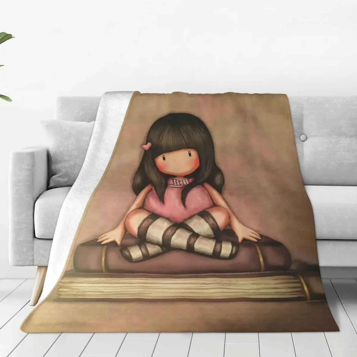 Кукольные одеяла S-Санторо Gorjuss милые Мультяшные супер теплые с флисовой