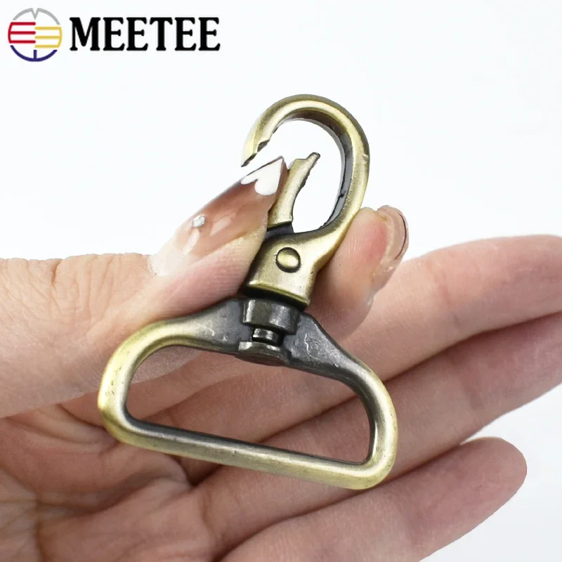 Металлические поворотные пряжки-лобстеры Meetee 15-32 мм