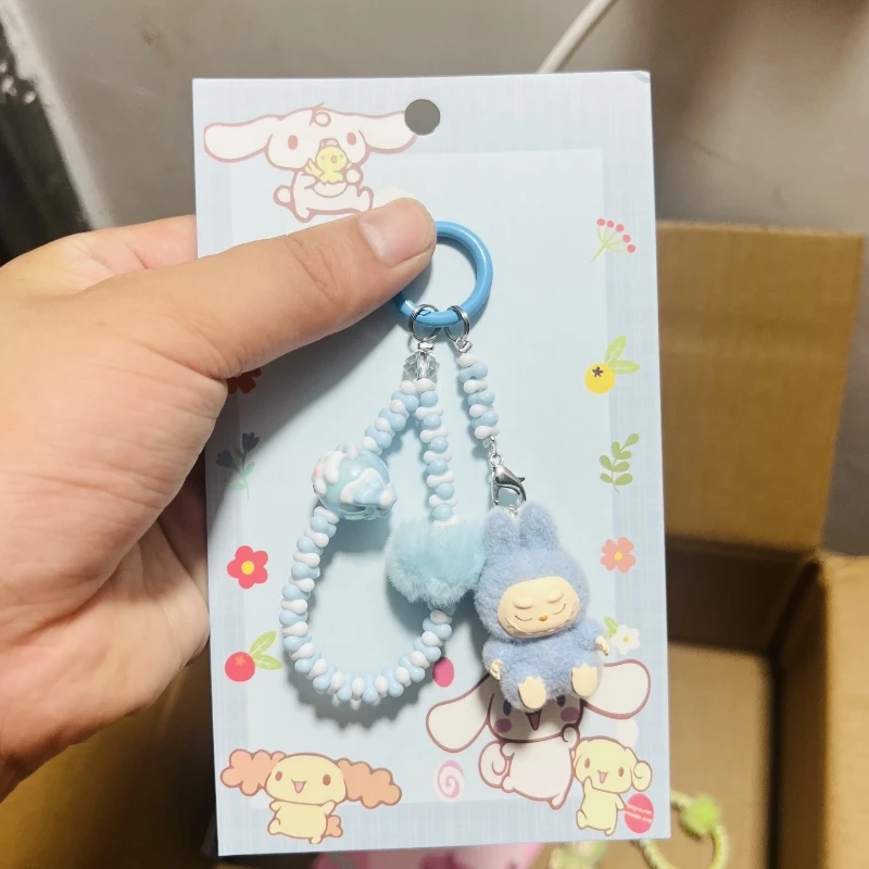 Новый Kawaii Labubu Crybaby × Летающая Маленькая Полицейская Цепочка Рюкзак Подвеска Inspearl