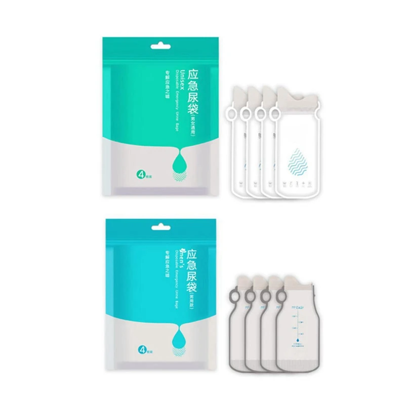 

Одноразовые уличные аварийные мочеприемники, 8 шт., пакеты для мочеприемника, дорожные мини-туалетные принадлежности для автомобиля, 4 шт., з...