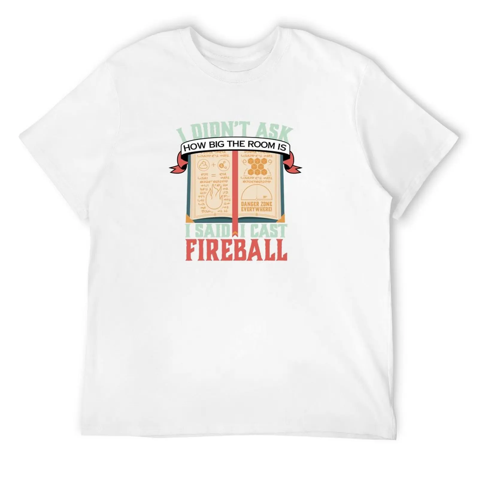 Футболка I Said Cast Fireball винтажная одежда мужская футболка с рисунком