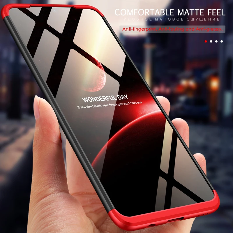 

GKK Case for Samsung Galaxy A50 A60 A70 Case 3 in 1 Armor 360 Hard PC Matte Back Cover for Samsung A50 A60 A70 Case Coque Fundas