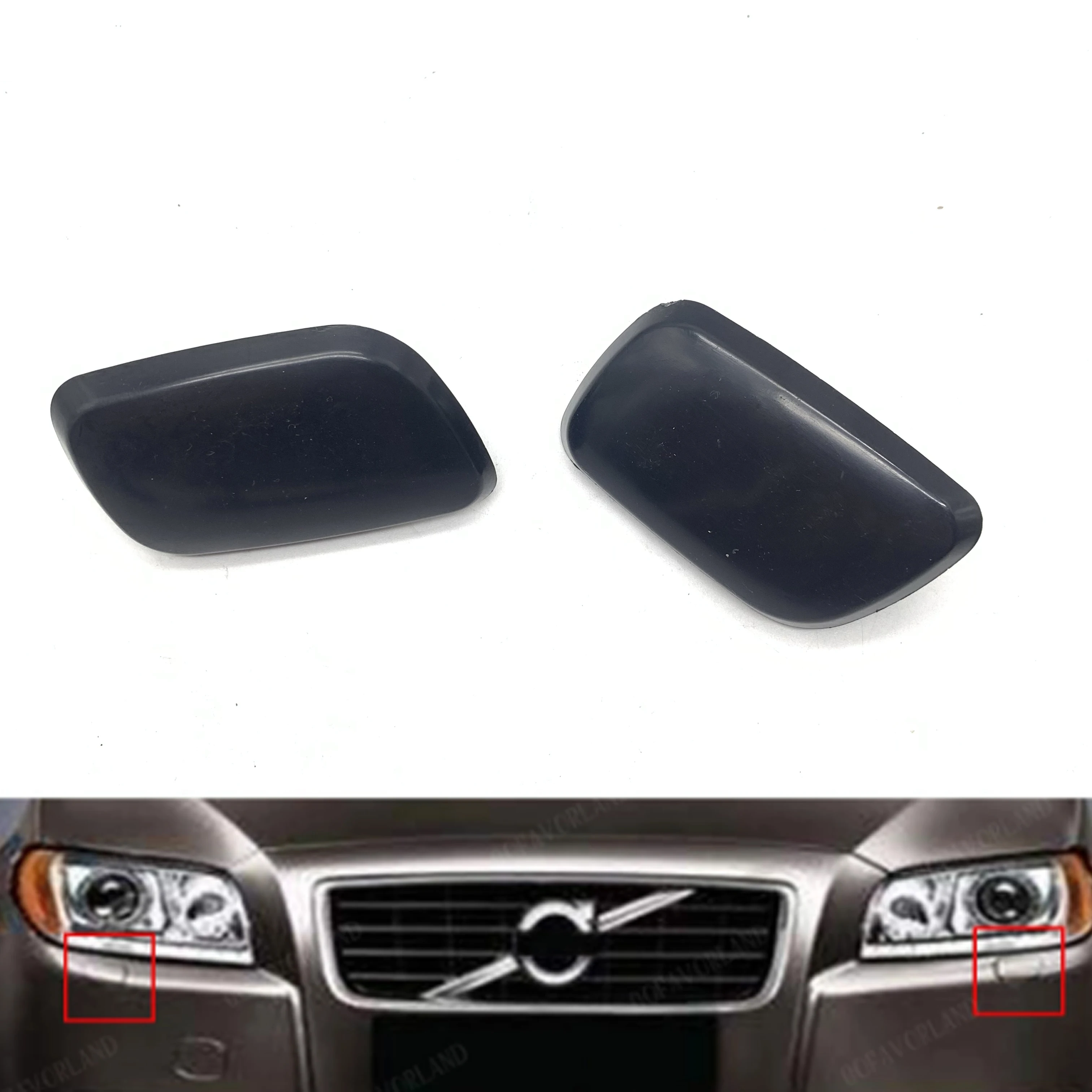 

exterior parts Front left Right Headlight Washer Jet Nozzle Cover Cap car accessories