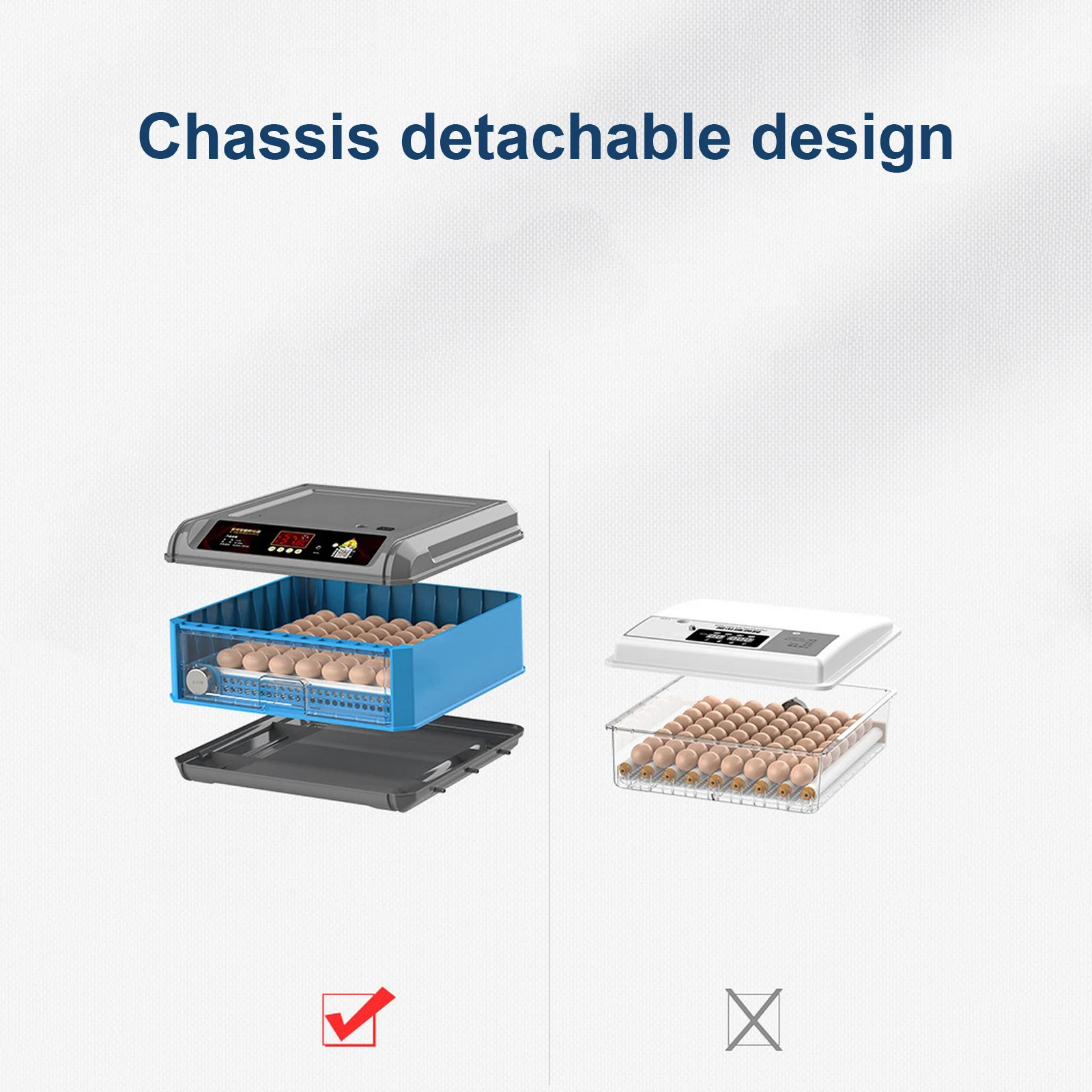 Автоматический инкубатор 72 яиц домашнее оборудование для домашней птицы куриных