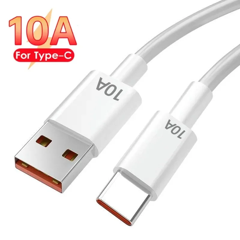 120W 10A USB Cable Fast Charing Type C Super Quick Charge Data Cord For Iphone Huawei Xiaomi 13 Realme oppo Charger
