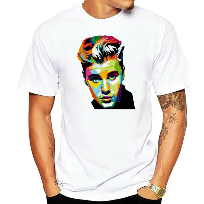 

Camiseta Unisex de manga corta de Justin Bieber, ropa holgada de talla grande