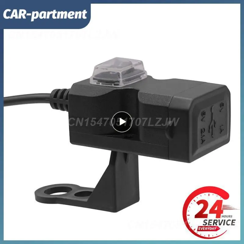 

1-10 шт., водонепроницаемый патрон на руль мотоцикла, 2 USB-порта