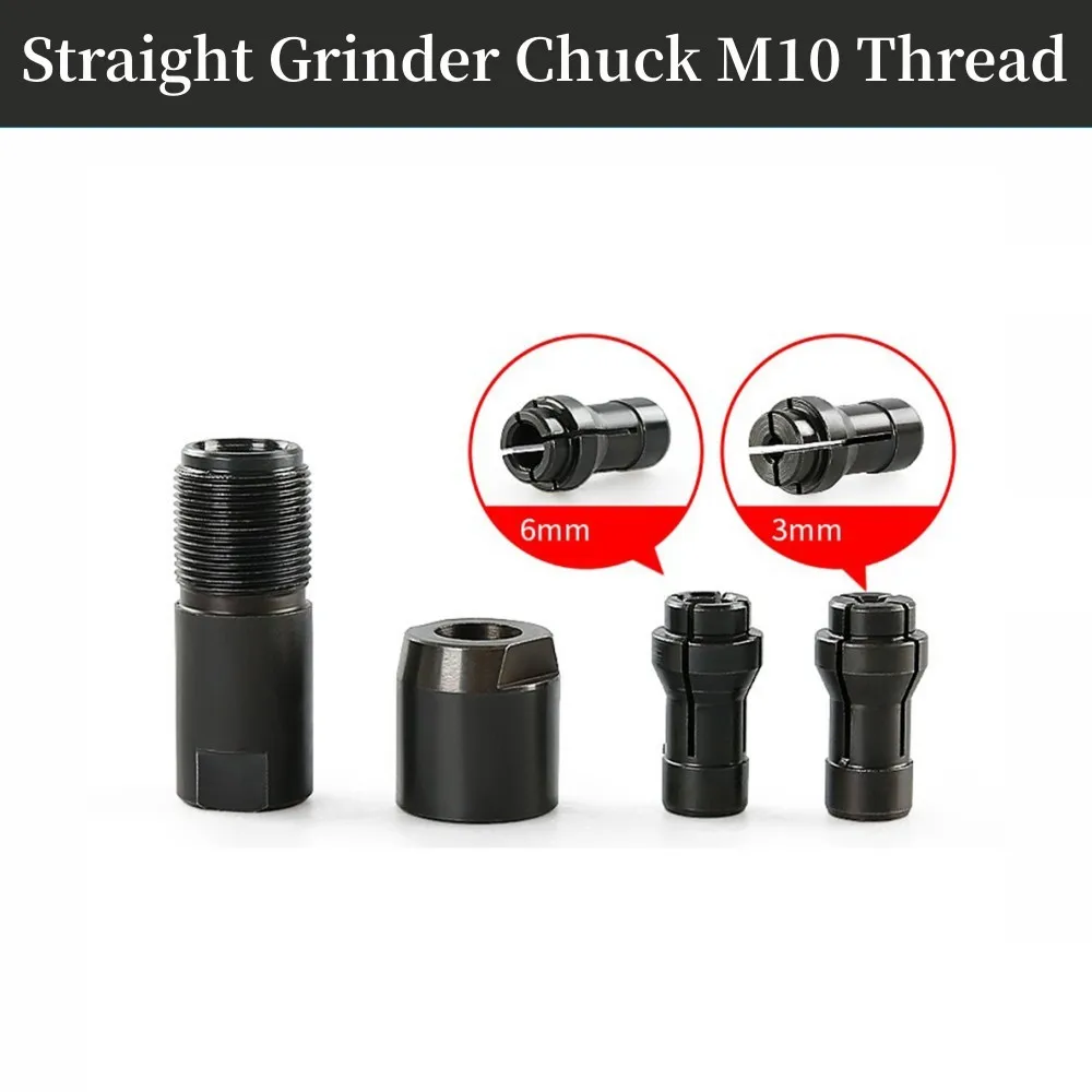 

Direct Grinding Conversion Head For 100-type Angle Grinder Modified Adapter To Straight Grinder Chuck M10 Thread Abrasive Tools