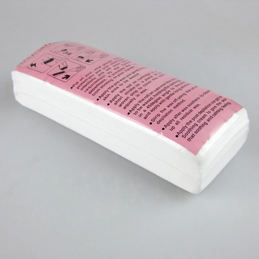 

100 шт., бумажные полоски для удаления волос