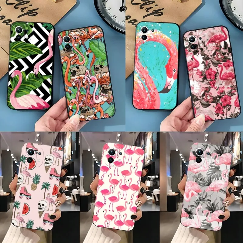 

Flamingo Phone Case For Xiaomi Note 10Pro POCOF3 X3 GT M3 M4Pro X4Pro Redmi Note 11 11T 11s 10 Pro Plus POCO X3Pro NFC