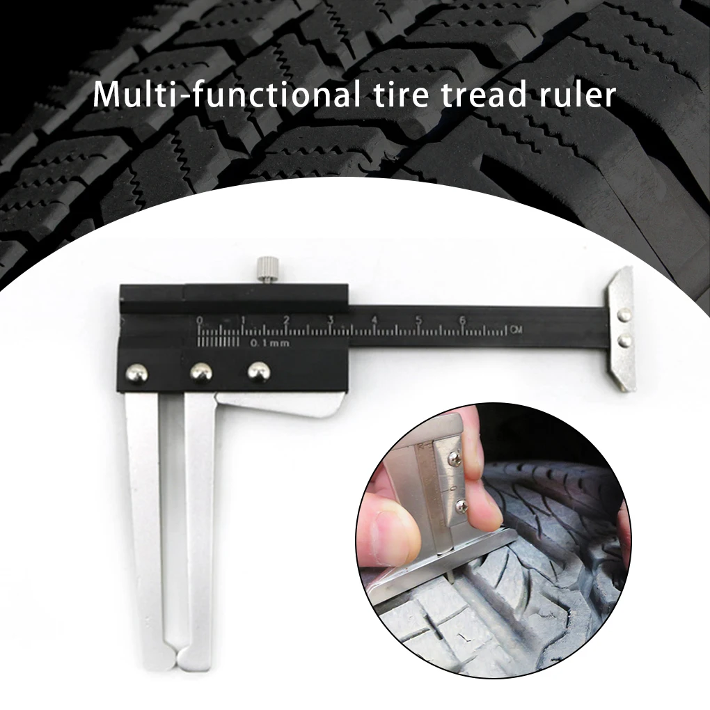 

Tire Tread Depth Gauge High Accuracy Tyre Meter Portable Measuring Tool
