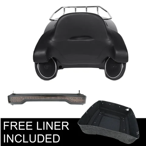 Багажник мотоцикла King, подставка для динамика, коврик для Harley Touring, багажник Road King Glide 2014-2025