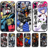 gundam eva japan phone cases for iphone 11 12 pro max 6s 7 8 plus xs max 12 13 mini x xr se 2020 soft tpu coque back cover