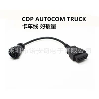 14 to 16 pin obd2 ii adaptor cable for mercedes benz truck14pin cdp