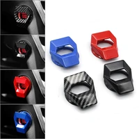 car engine start stop switch button cover sticker decorative auto push button sticky cover car interior car styling accessories