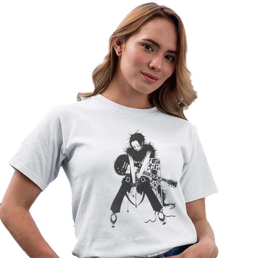 

NANA Anime Osaki Manga T Shirt Women Casual T-Shirts Round Neck Tee Shirt Short Sleeve Tops Plus Size