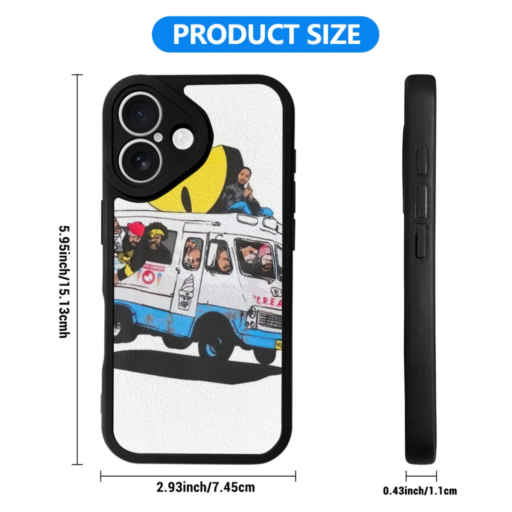 Чехол для телефона iPhone 16 Pro Max Силиконовый чехол WU-T-TANG CLAN Аниме