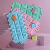 waffle silicone chocolate mold non stick cake mould jelly candy 3d diy molds kitchen accessories reusable baking tools
