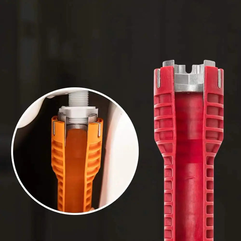 

Five in one Multi Bathroom plumbing key Installation Flume Kitchen plumbing tool Tools Wrench Sets Faucet Anti-slip Eight in one