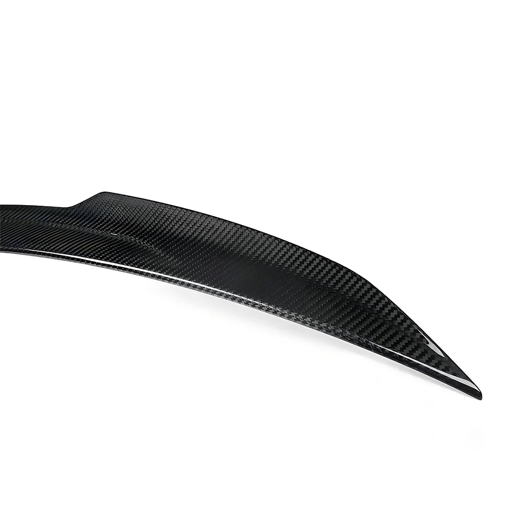 

Dry Carbon Fiber Rear Trunk Spoiler Wing Lip Bootlid For 17-23 Mercedes Benz C238 E Class Coupe And E53 X Style Decktail