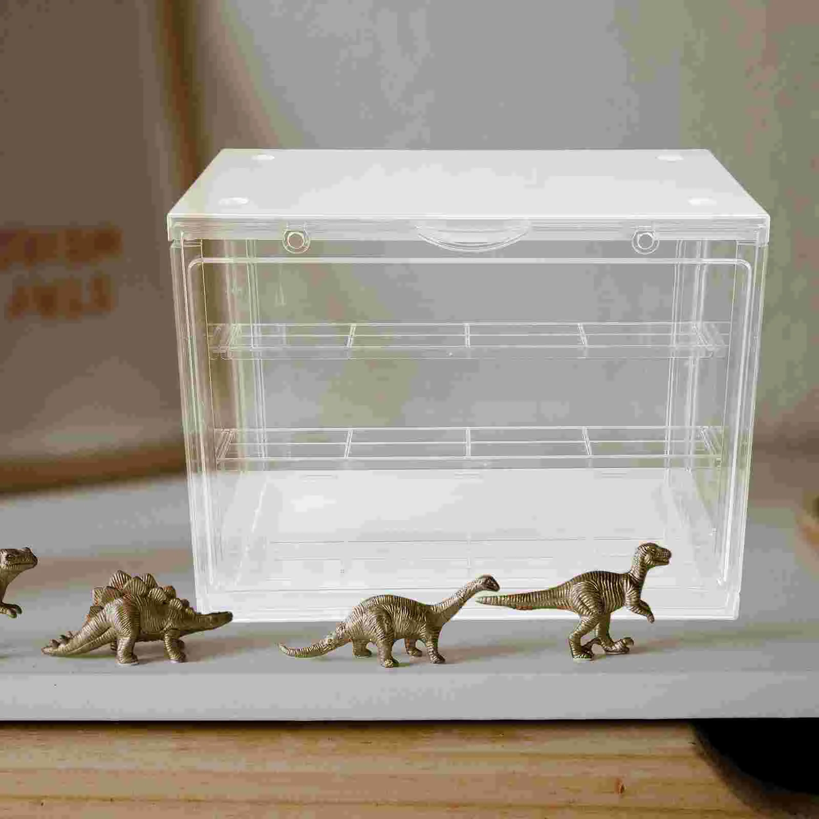 

Держатель для демонстрации моделей, коробка с прозрачным контейнером, статуэтка ручной работы, статуэтка из АБС