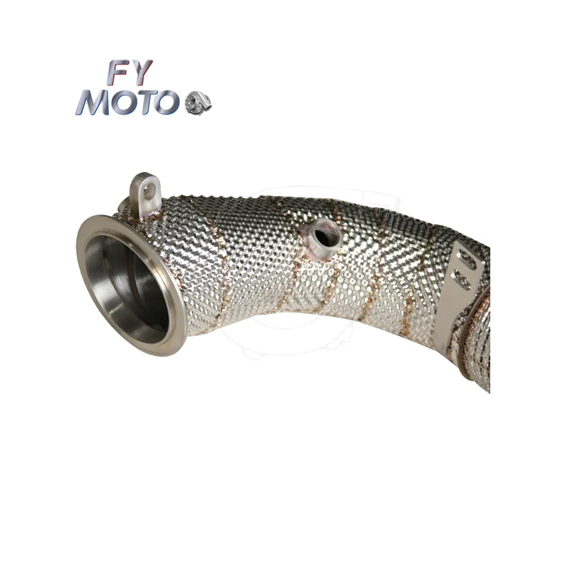 Фото Даунпайп с теплозащитным экраном для M850I G14 G15 G16 X5M X5 G05 G30 M550I N63 №4