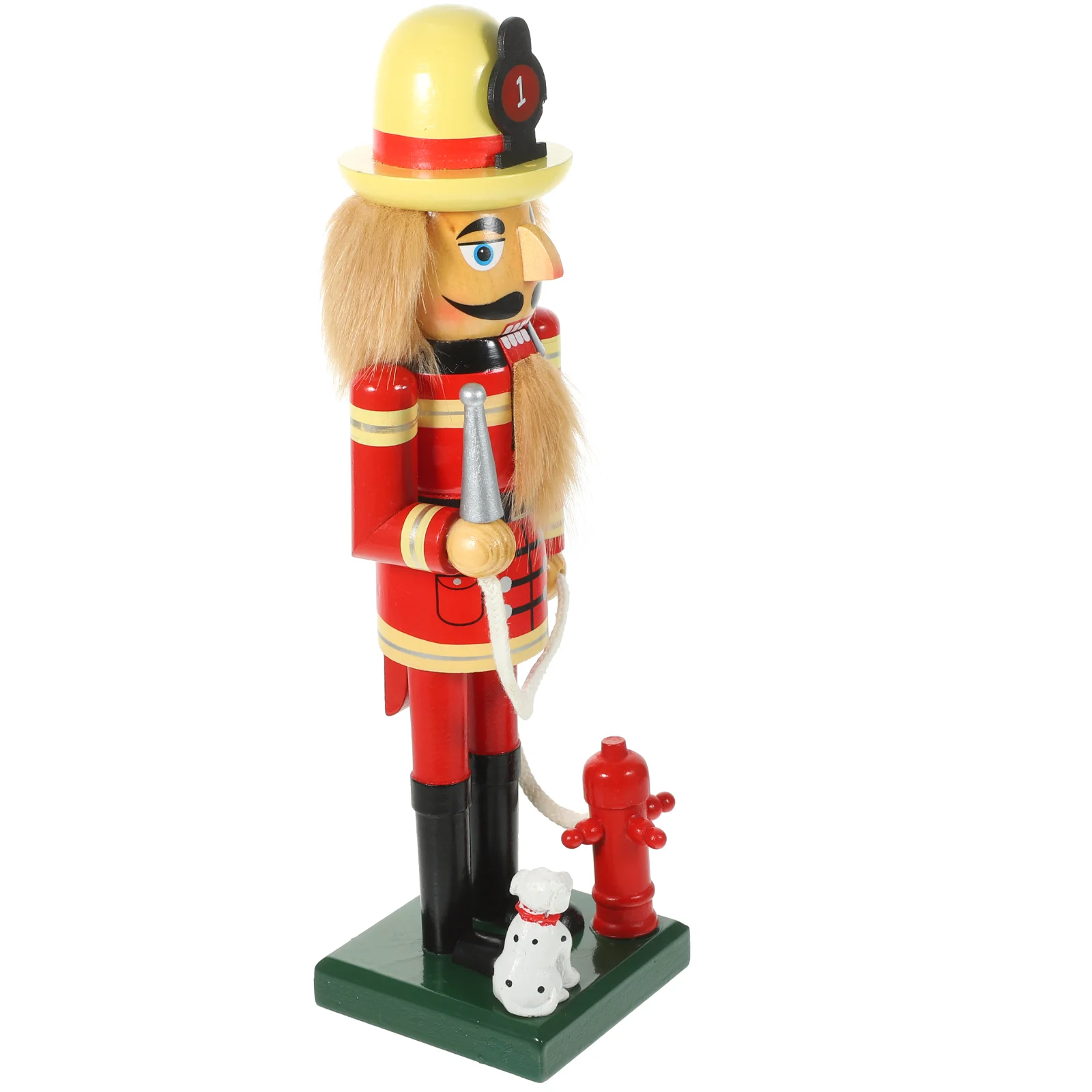 

Tabletop Small Wood Nutcracker Statue Lovely Cartoon Nutcracker Decor Desktop Nutcracker Decor Christmas