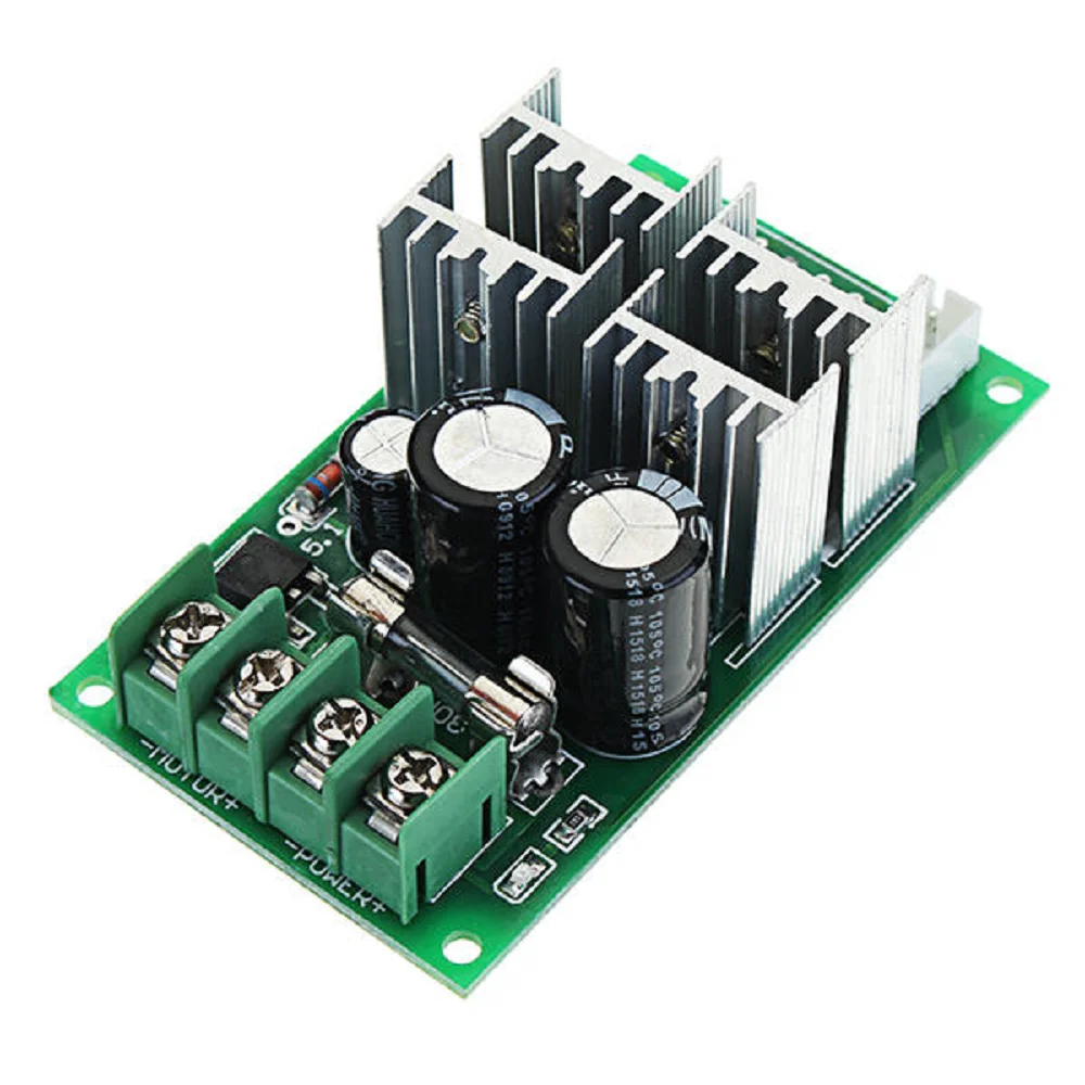 Регулятор скорости электродвигателя постоянного тока 6-60 В 30 А 6 в 12 24 36 48 60