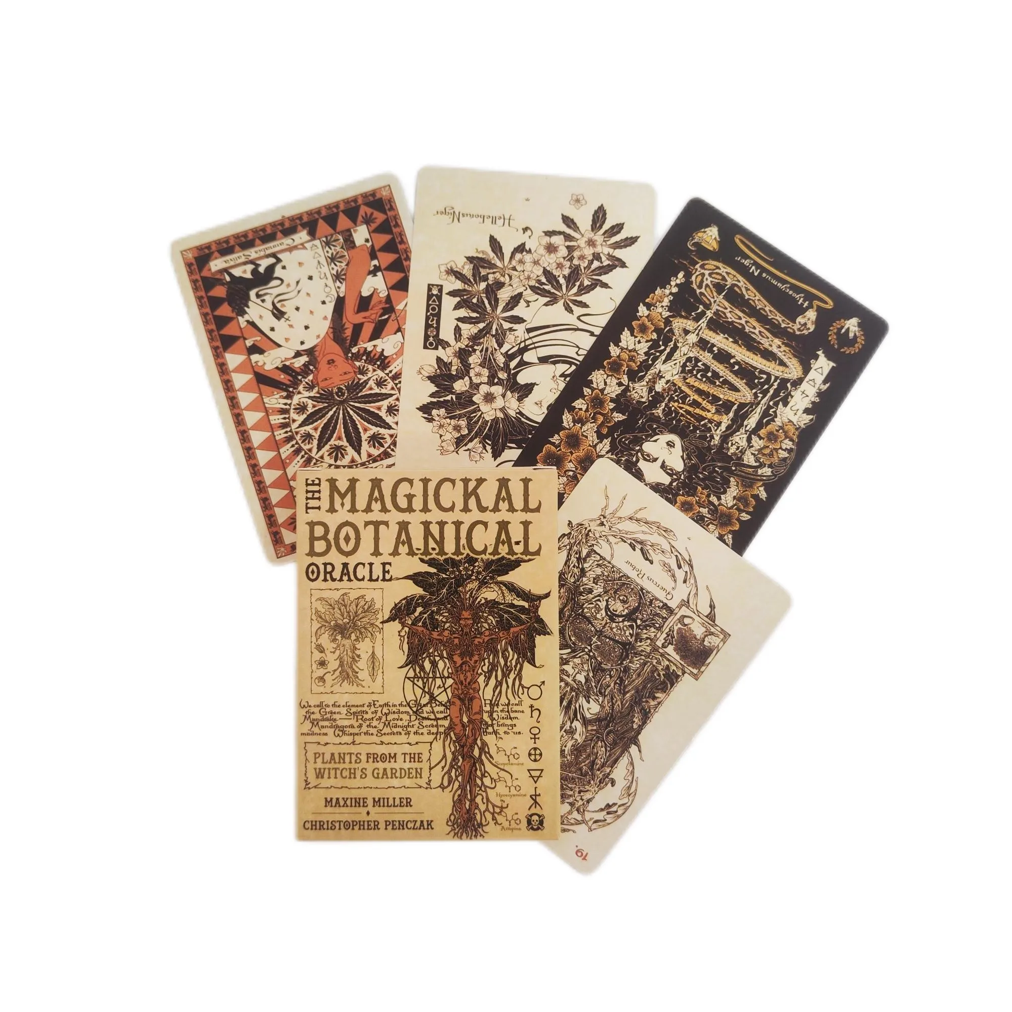 

The Magickal Botanical Oracle Card Deck 33 Cards/Set For Party Diviantion Entertainment Board Game Playing Cards Kids Toys Gift