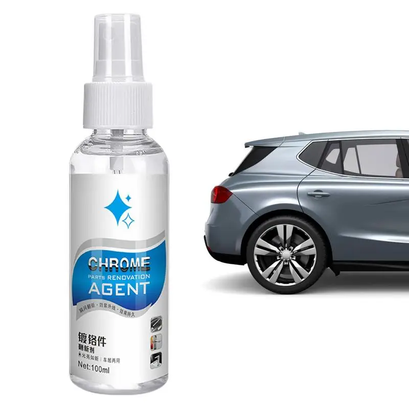 

Chrome Cleaner Spray 100ML Derusting Spray WaterResistant Rust Remover For Car Rust Preventive Coating Cars Exterior Care