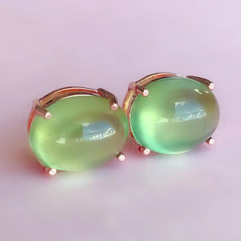 

Натуральный камень в форме винограда серьги с нефритовым кристаллом, антикварные серьги с темпераментом, модный стиль