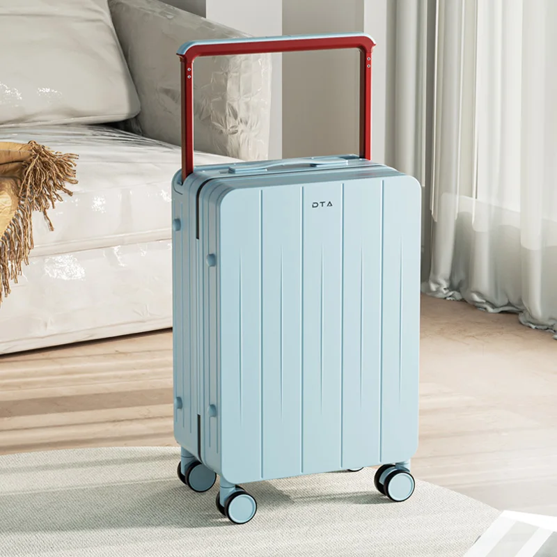Aluminum Luggage Travel Bag Trolley Women Vintage Middle Size Luggage Kids Multifunctional Mala De Viagem Luggage WWH30XP