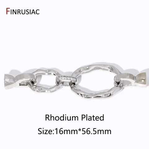 Золотые латунные застежки для браслетов FINRUSIAC