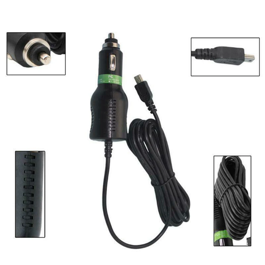 

1 Pc Mini USB Car Power Charger High Quality MP3 Mini USB Mobile Phone Game Consoles 2000mA 3.5m New Cable Cord