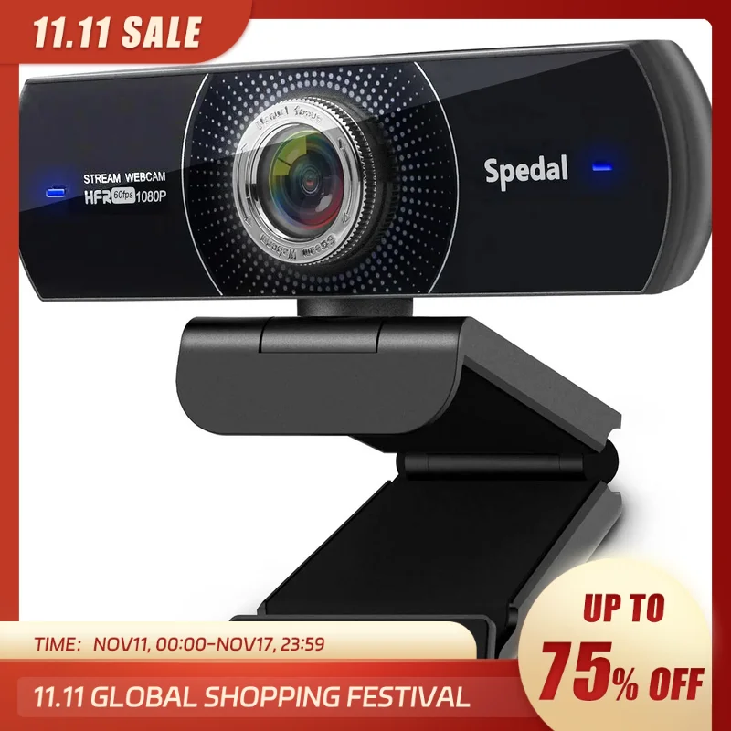 Spedal 934 Hd 1080P 60fps Usb Streaming Webcam with Microphone