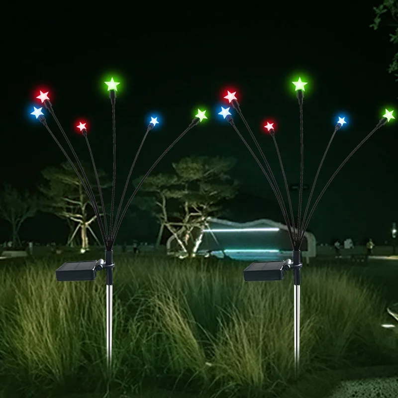 НОВЫЕ солнечные фонари Светлячок Лампа Открытый водонепроницаемый солнечный