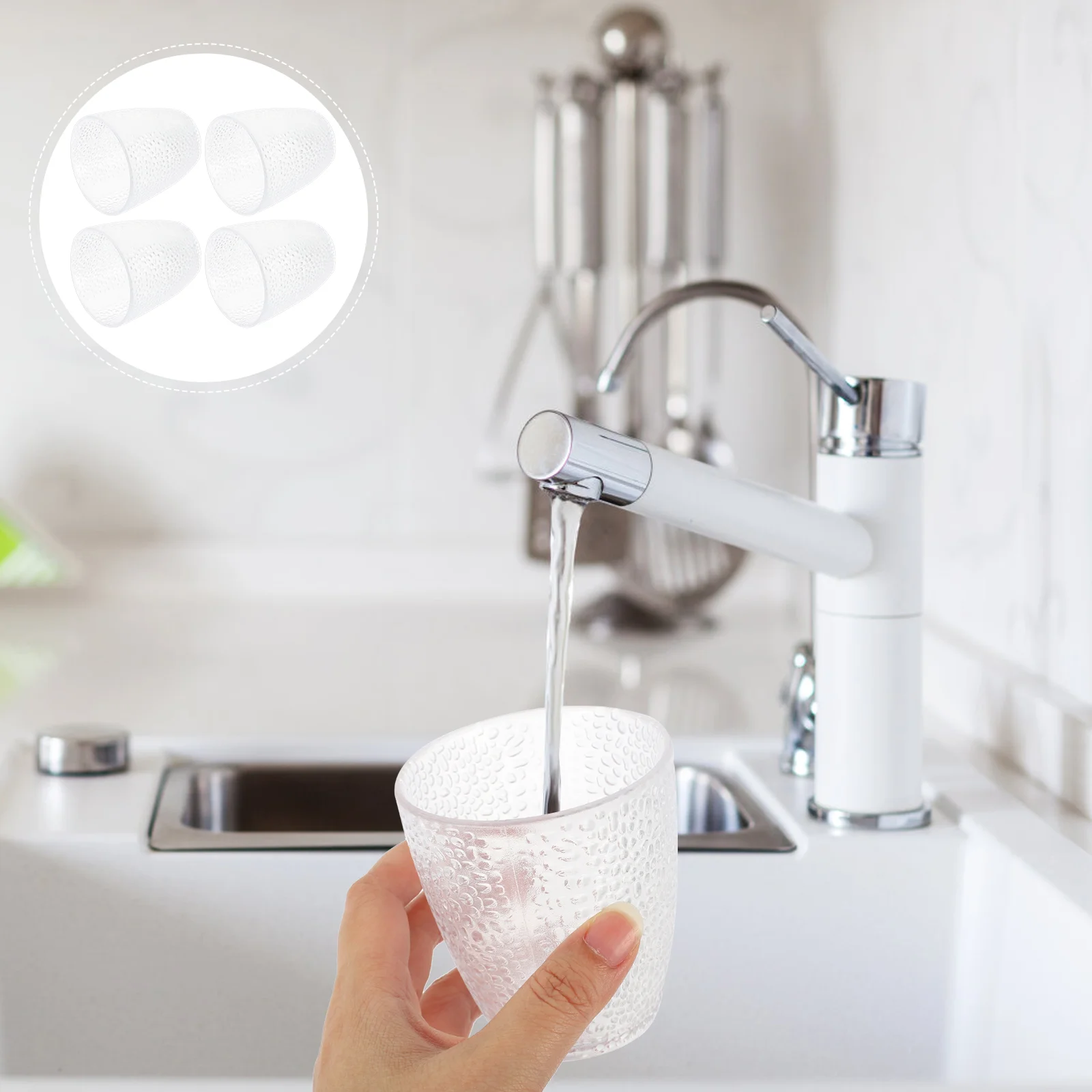 

4 шт., акриловые чашки для чая